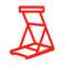 Simforge Wheel Stands – Adjustable & Sturdy Stand for Direct Drive Wheelbases, International Shipping