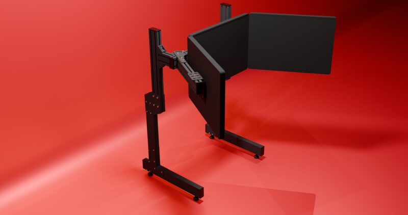 Simforge Triple Screen Monitor Mount | Sim Racing Cockpit - Image 8