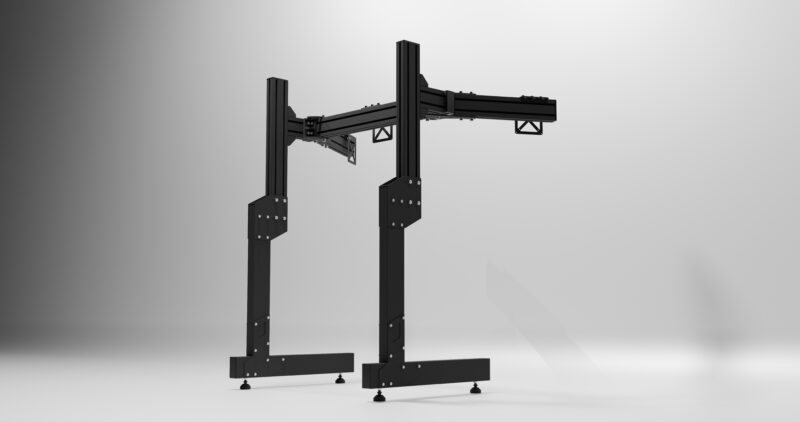 Simforge Triple Screen Monitor Mount | Sim Racing Cockpit - Image 2