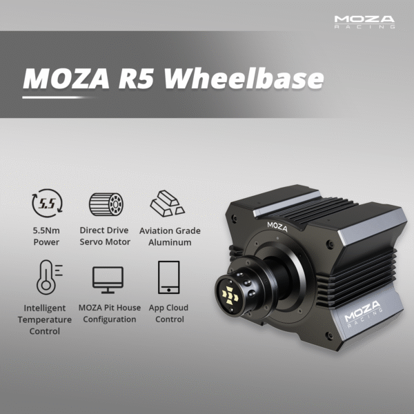 Moza Racing R5 Bundle in INDIA – Your Ultimate Entry into Sim Racing - Image 2