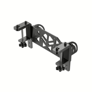 MOZA TSW Clamp showing compatibility with MOZA R5 and MOZA R9 Direct Drive Wheel Bases