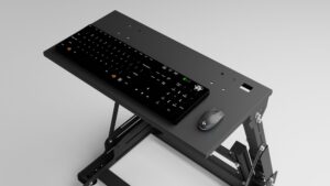 shifter and handbrake side mount with height and angle adjustment