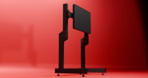 Simforge single monitor stand for Sim Racing with Vesa Adaptor Kit