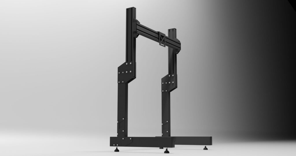 Simforge Single Monitor Stand — Single Screen VESA Mount (27″–32″) + VESA Adapter Kit