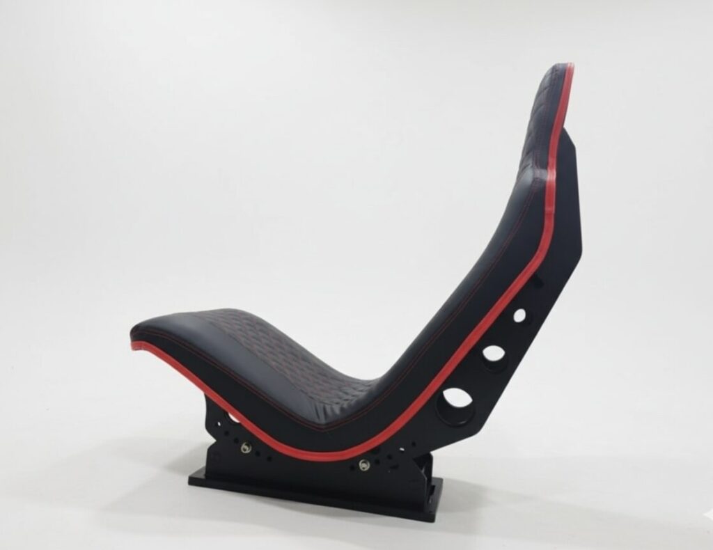 Simforge Apex Sim Racing Seat installed in Apex Cockpit – best sim racing seat 2025 made in India